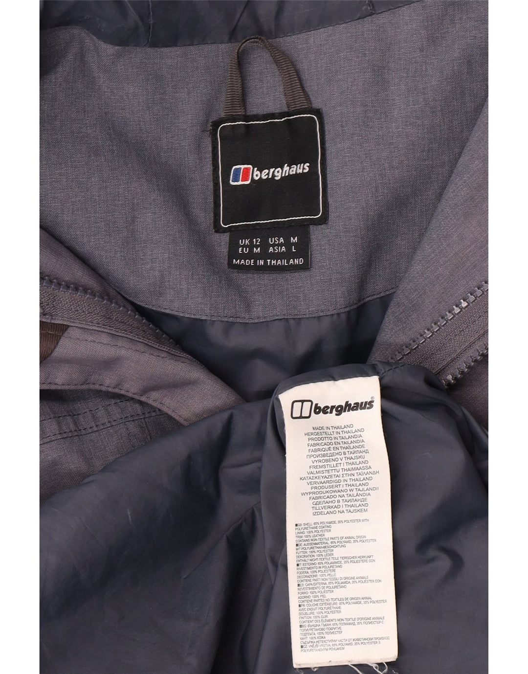 Γυναικείο αδιάβροχο Berghaus με κουκούλα UK 12 Medium Blue Polyamide