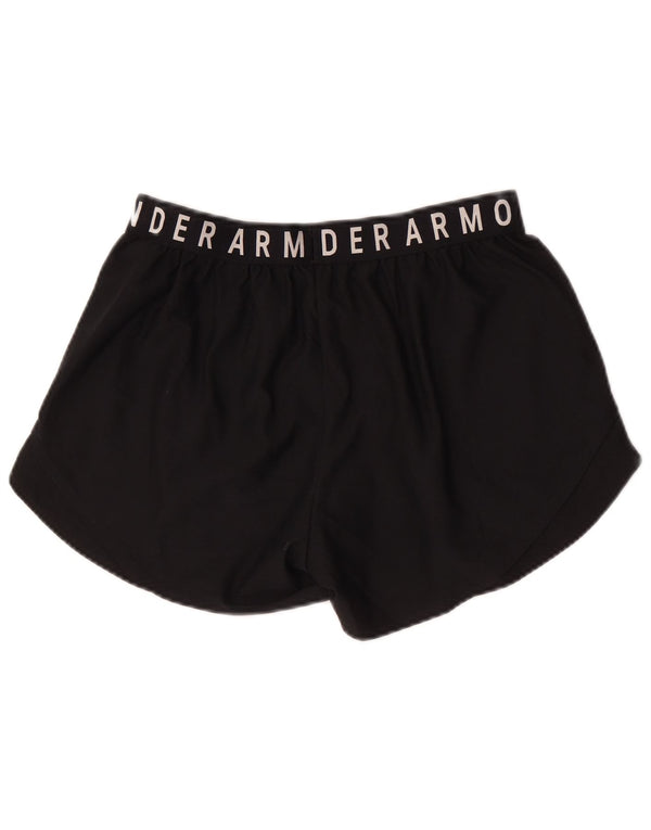 Under Armour Γυναικείο Heat Gear Loose Fit αθλητικό σορτς UK 14 μεγάλο μαύρο