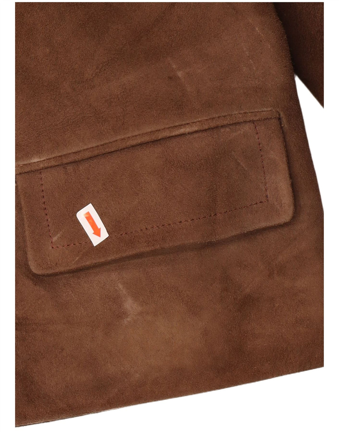 Vintage Γυναικείο Suede Jacket UK 12 Medium Brown