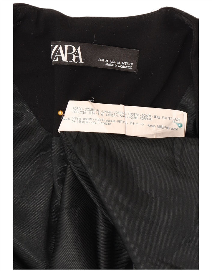Zara Γυναικείο Σακάκι Μπλέιζερ UK 12 Μεσαίο Μαύρο