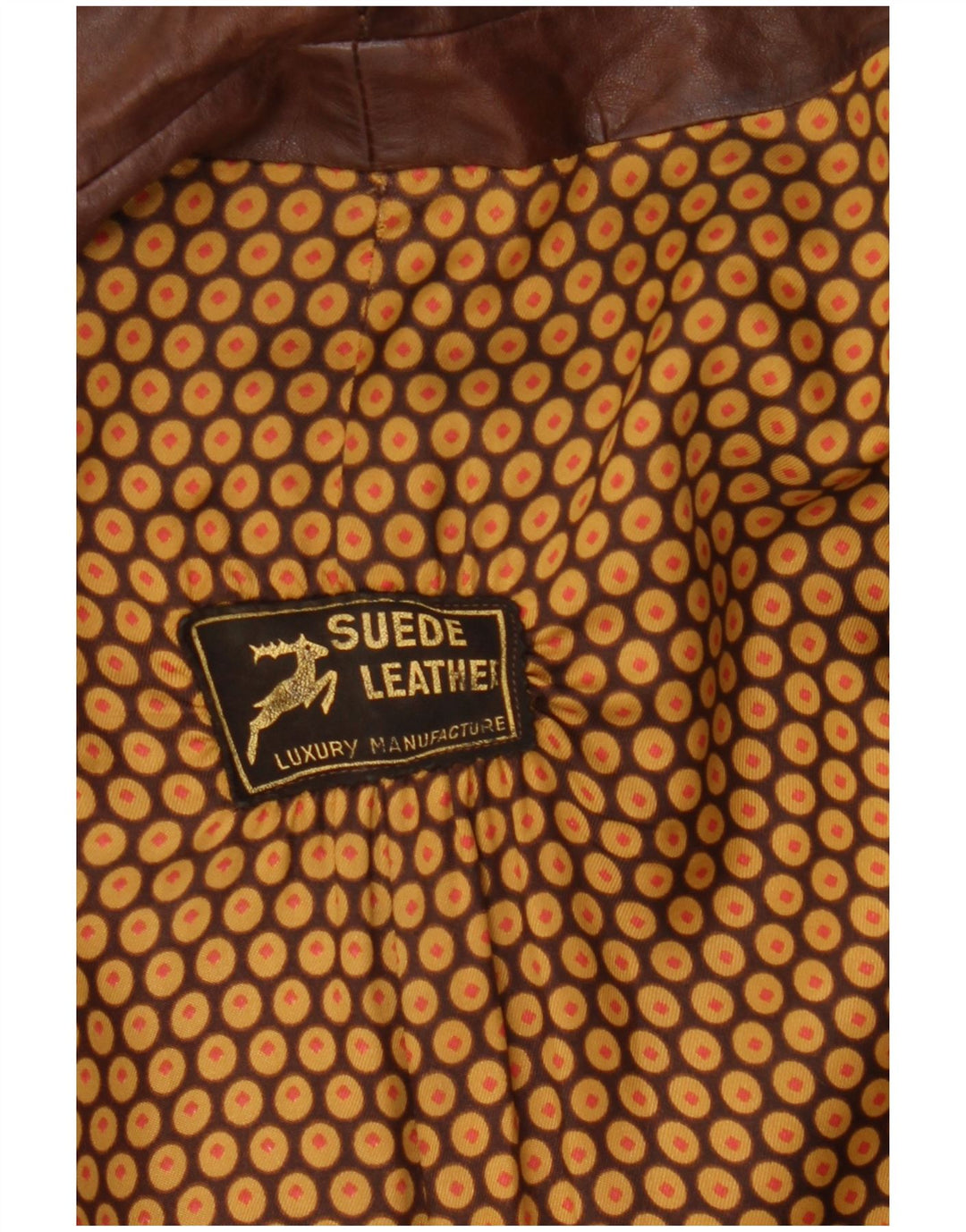 Vintage Ανδρικό Δερμάτινο Παλτό UK 36 Small Brown Leather