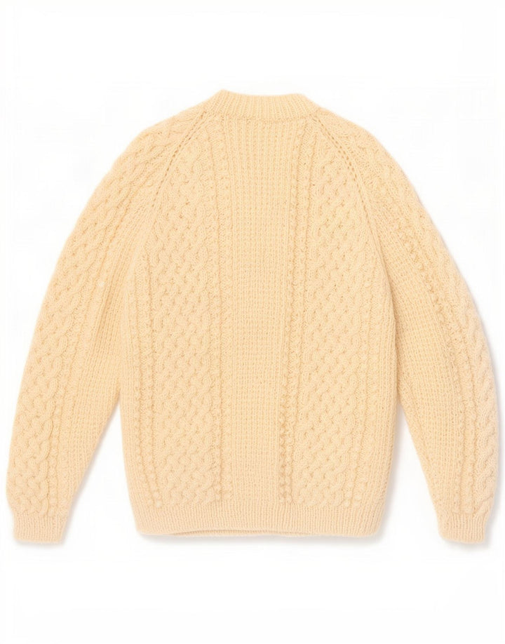 Vintage γυναικεία ζακέτα πουλόβερ UK 12 Medium Off White