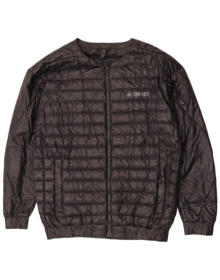 Ανδρικό μπουφάν Adidas UK 38 Medium Black Nylon