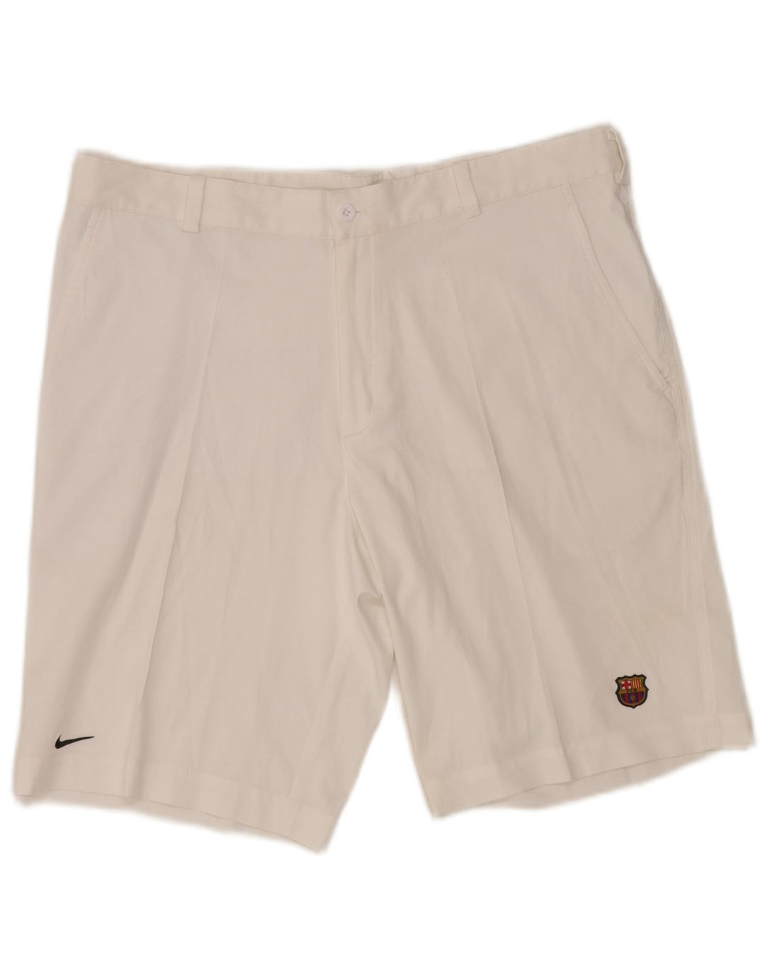 Ανδρικό σορτς Nike Barcelona Chino W38 XL Λευκό πολυεστέρα