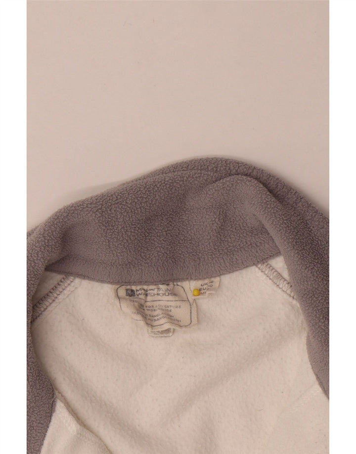Mountain Warehouse Γυναικείο φερμουάρ Fleece Jumper UK 12 Medium White
