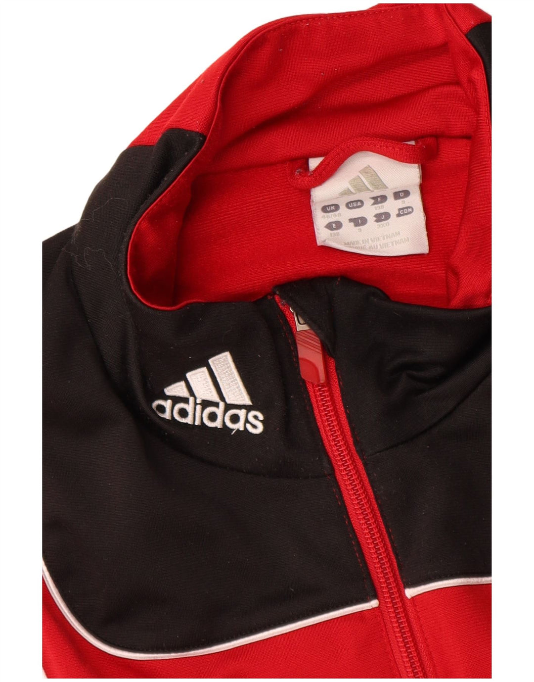 Ανδρική φόρμα ADIDAS Top Jacket UK 46/48 XL Κόκκινο πολύχρωμο πολυεστέρα