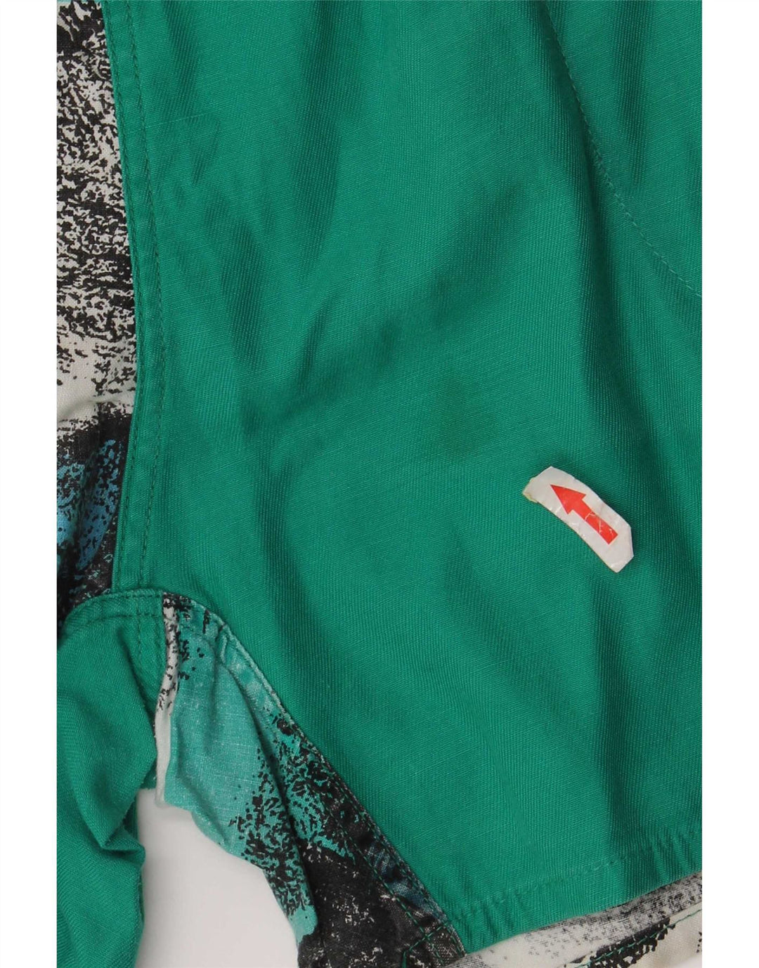 Vintage ανδρικό σορτς κολύμβησης Μικρό πολύχρωμο Tie Dye Cotton