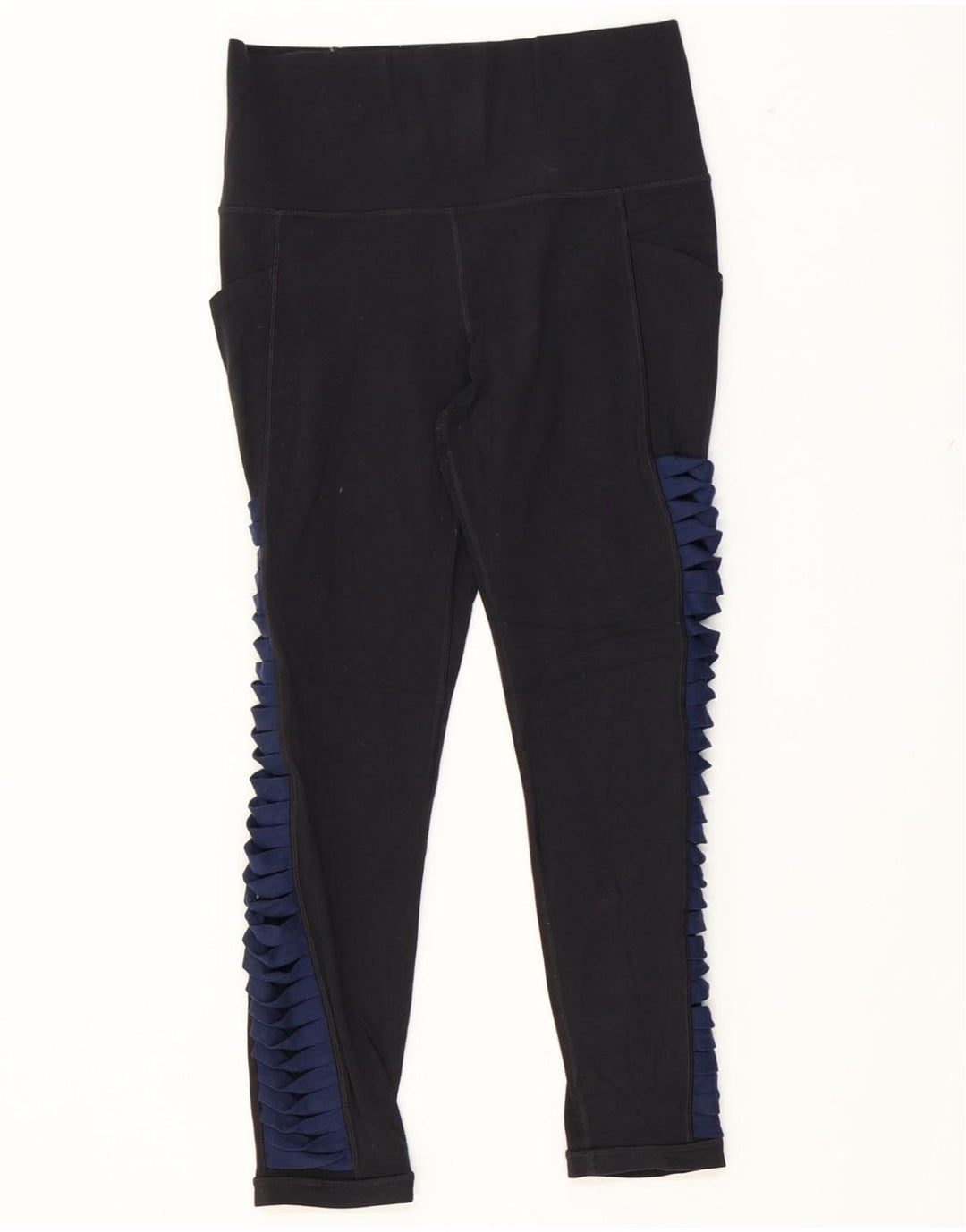 ATHLETA Womens Tracksuit Trousers UK 12 Medium  Black Nylon Vintage Athleta and Second-Hand Athleta from Messina Hembry 