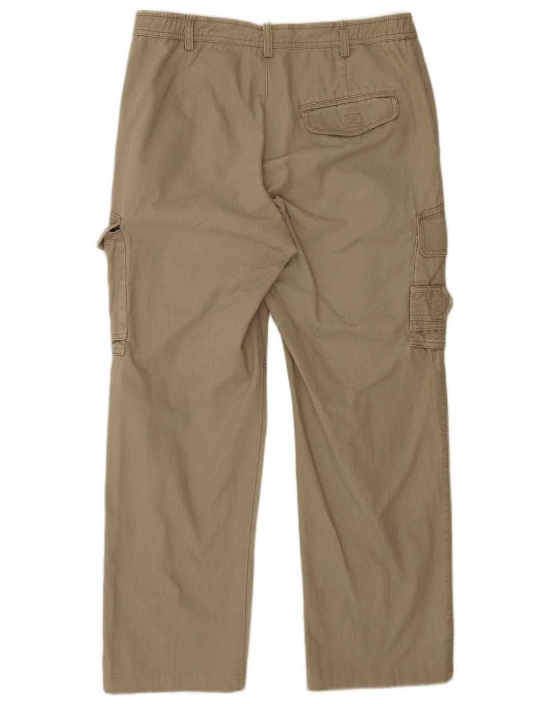 CAMEL ACTIVE Mens Straight Cargo Trousers W32 L28 Khaki