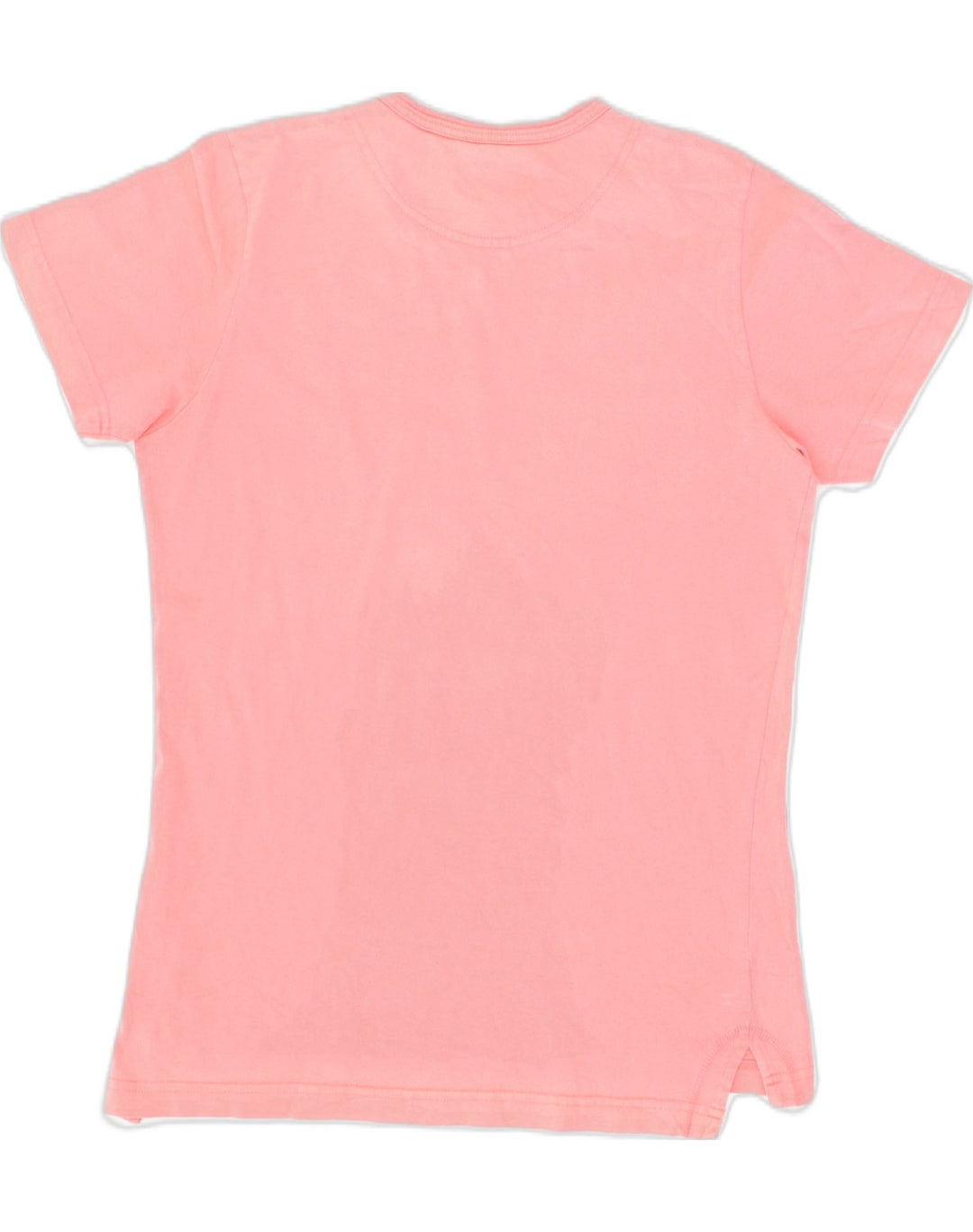 CHAMPION Womens Graphic T-Shirt Top UK 12 Medium Pink Cotton | Vintage Champion | Thrift | Second-Hand Champion | Used Clothing | Messina Hembry 