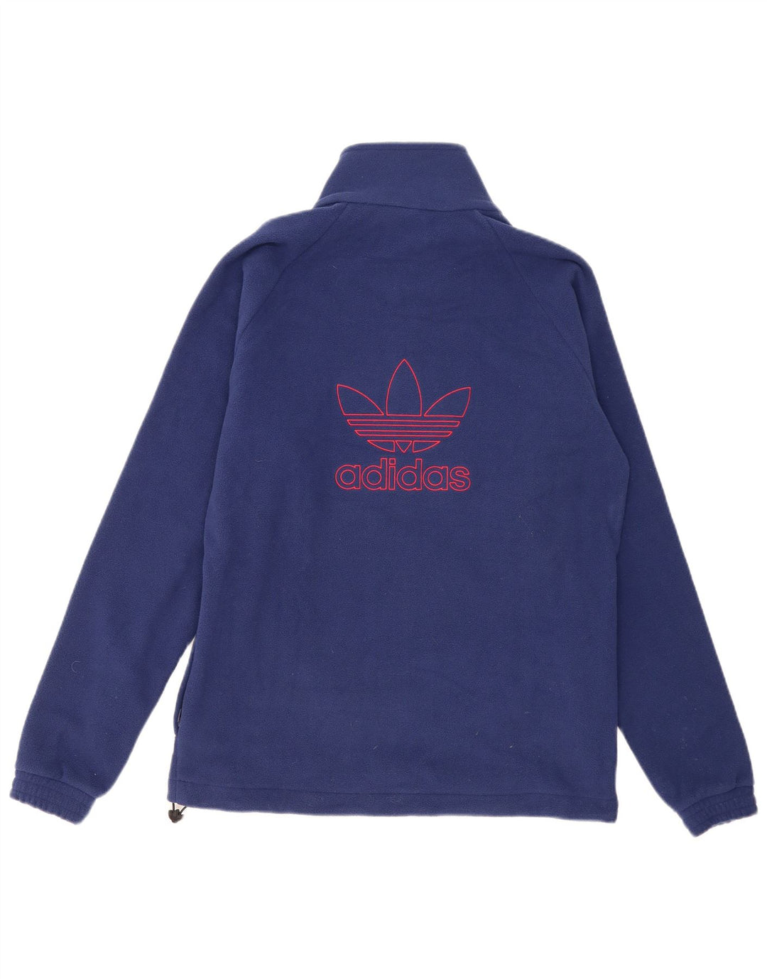 Adidas Ανδρικό γραφικό φερμουάρ με λαιμόκοψη με μεσαίο μπλε πολυεστέρα