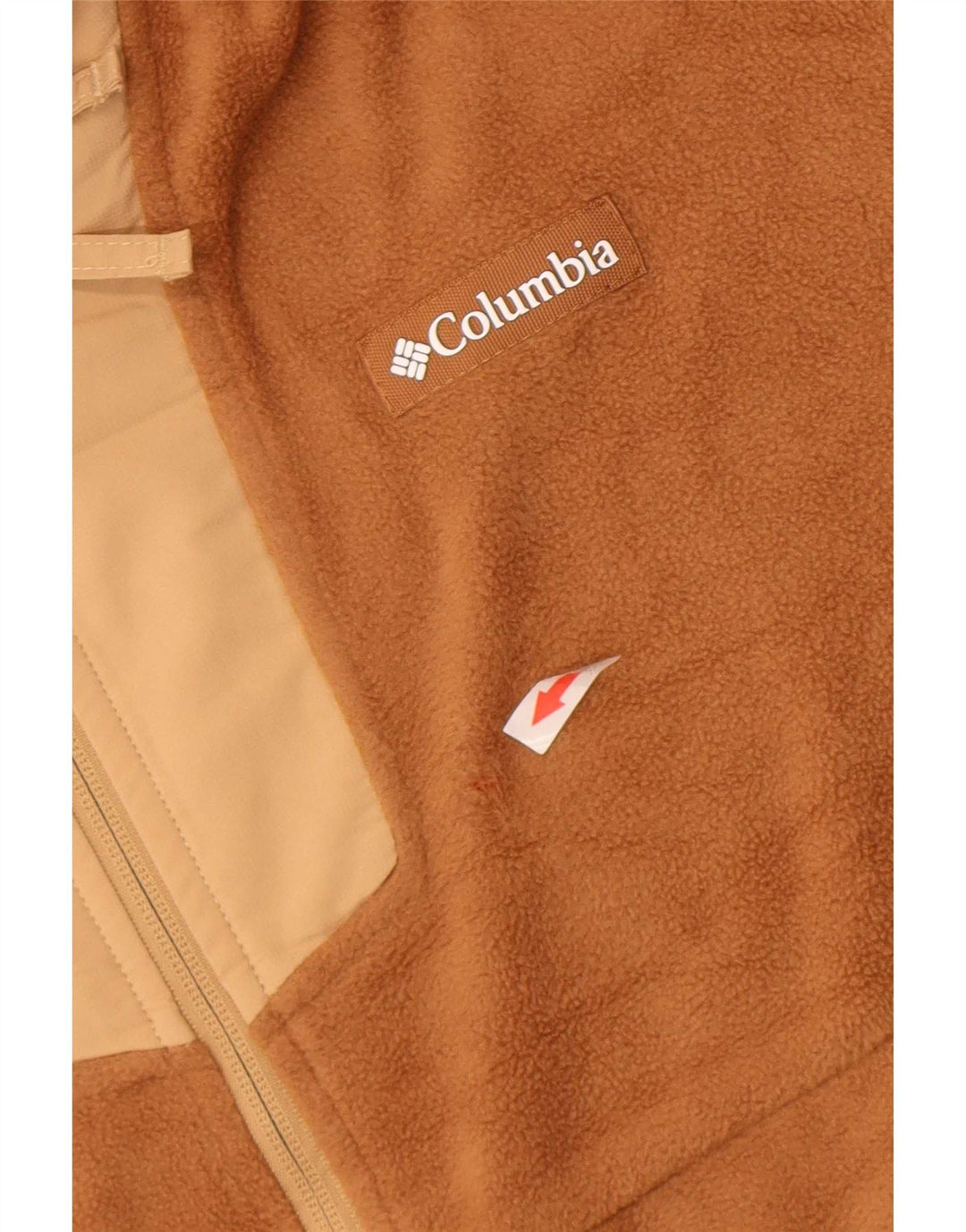 Columbia Ανδρικό φερμουάρ με λαιμόκοψη από φλις, μεσαίο καφέ πολυεστέρας