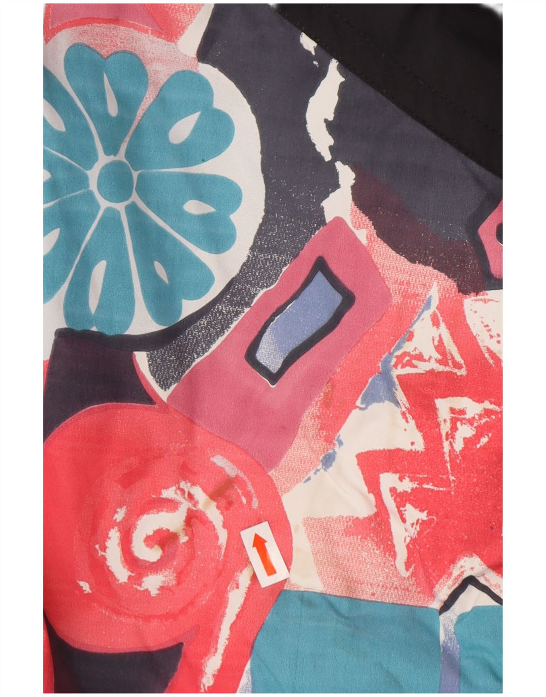 MAIER Ανδρικό πουλόβερ Oversized Windbreaker Jacket UK 6 XS Black Floral