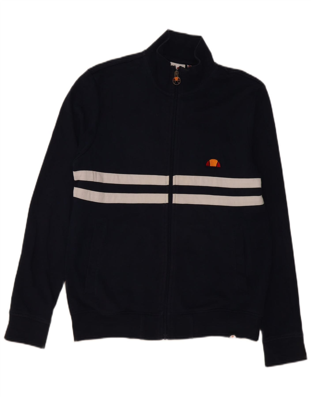 Ανδρική φόρμα Ellesse Top Jacket Small Navy Blue Colourblock Βαμβακερό