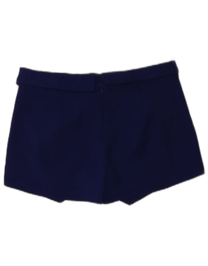 Zara Γυναικείο Σορτς Medium W28 Navy Blue Βαμβακερό