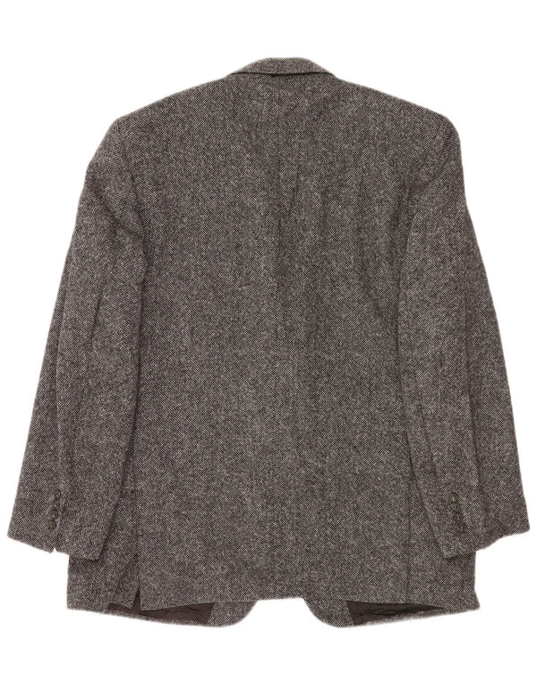 Burberry Ανδρικό σακάκι σακάκι με 2 κουμπιά UK 40 Large Grey Flecked Wool