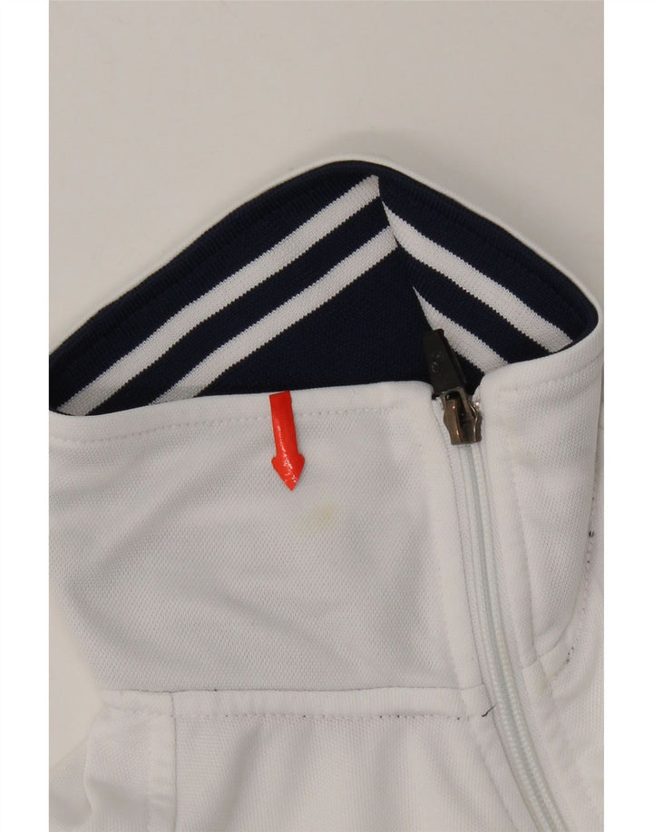 Asics Boys Graphic αθλητική φόρμα Top Jacket 7-8 Years White Colourblock