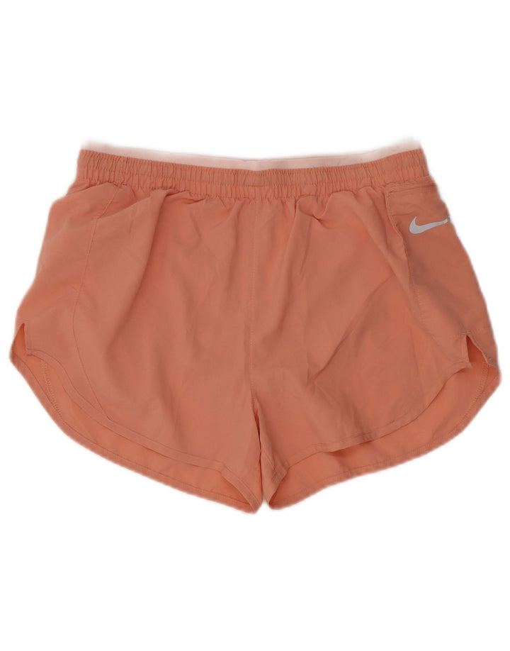 Γυναικείο αθλητικό σορτς Nike UK 12 μεσαίου ροζ ριγέ πολυεστέρα