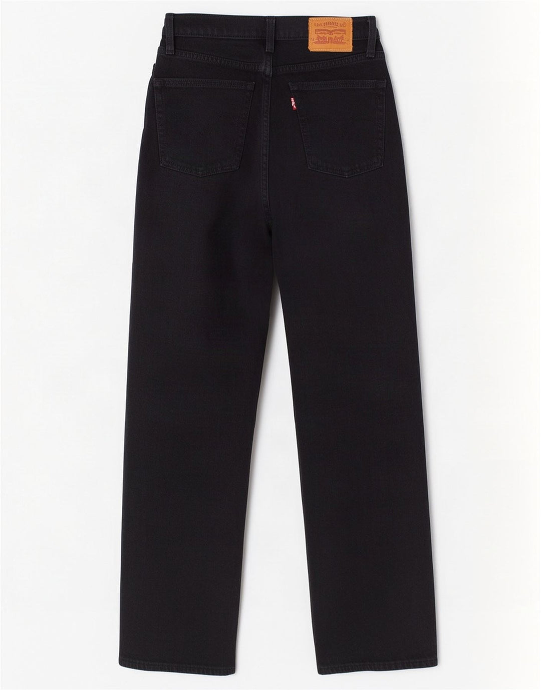 Γυναικείο τζιν Levi's Ribcage ίσιο W24 L27 μαύρο βαμβακερό