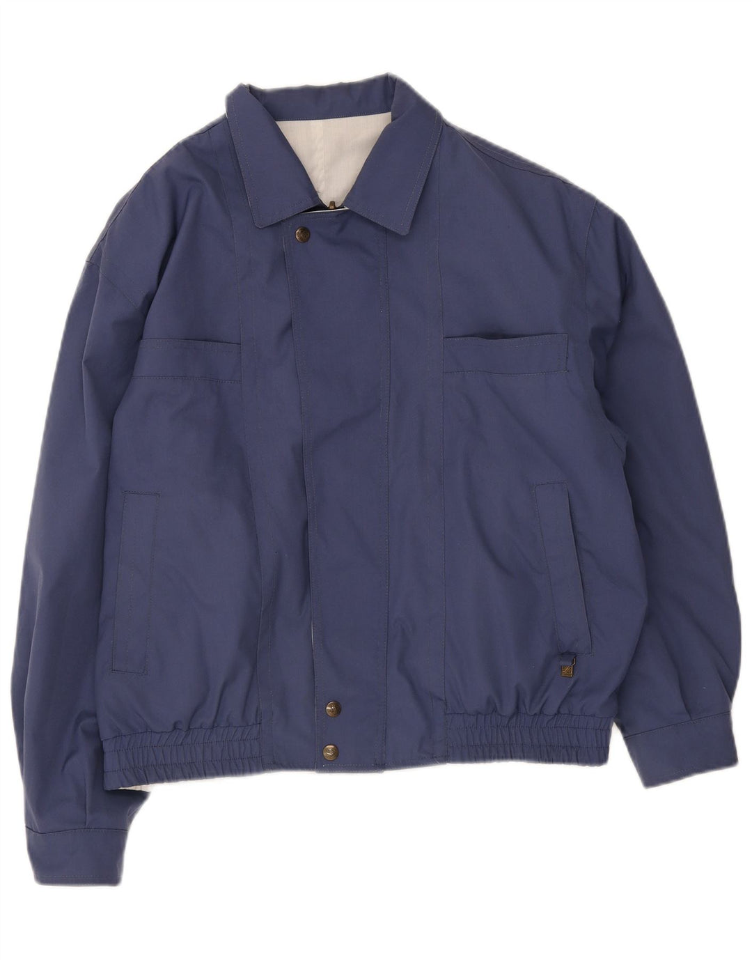 Vintage Ανδρικό Bomber Jacket UK 38 Medium Navy Blue