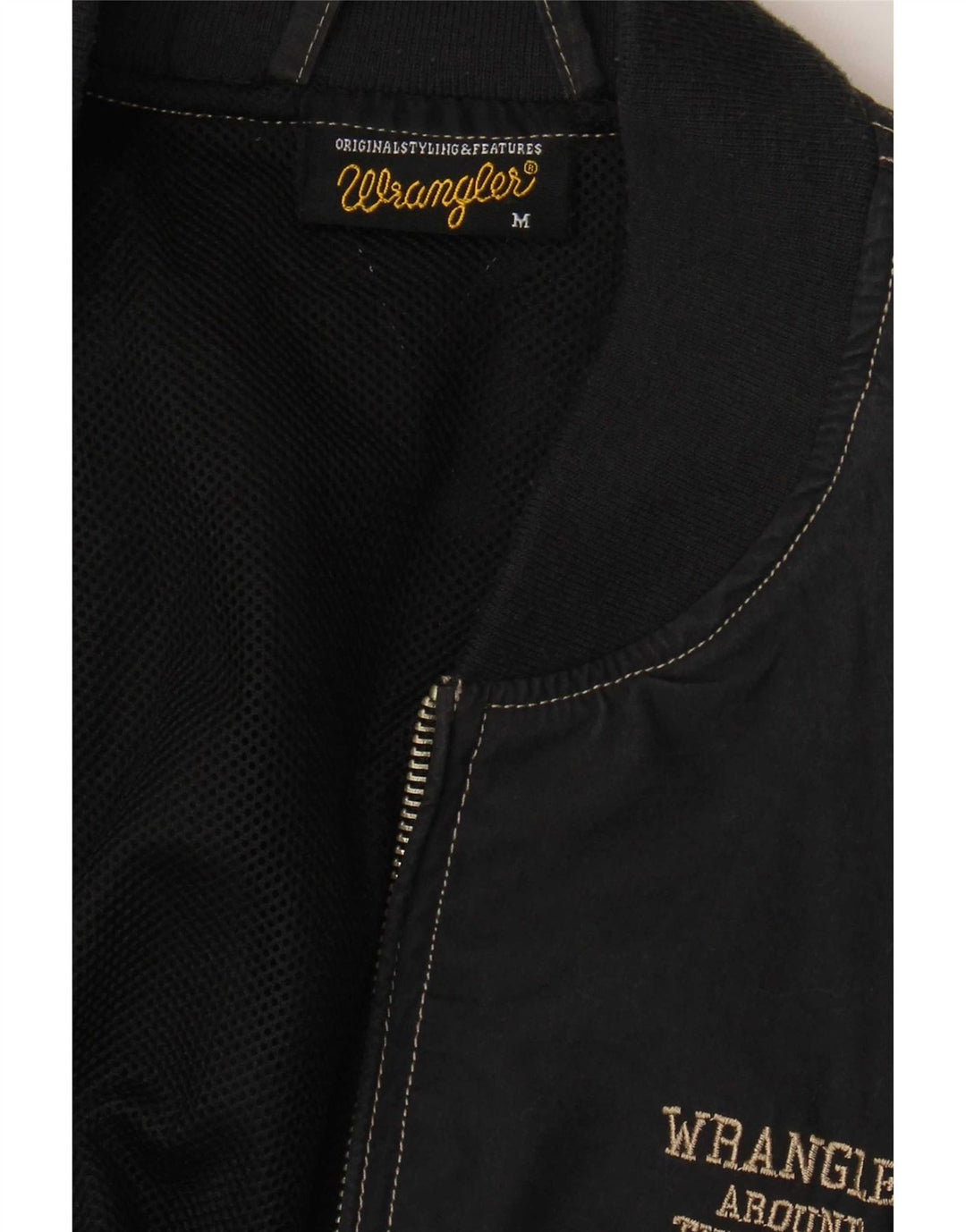 Ανδρικό μπουφάν Wrangler UK 38 Medium Black