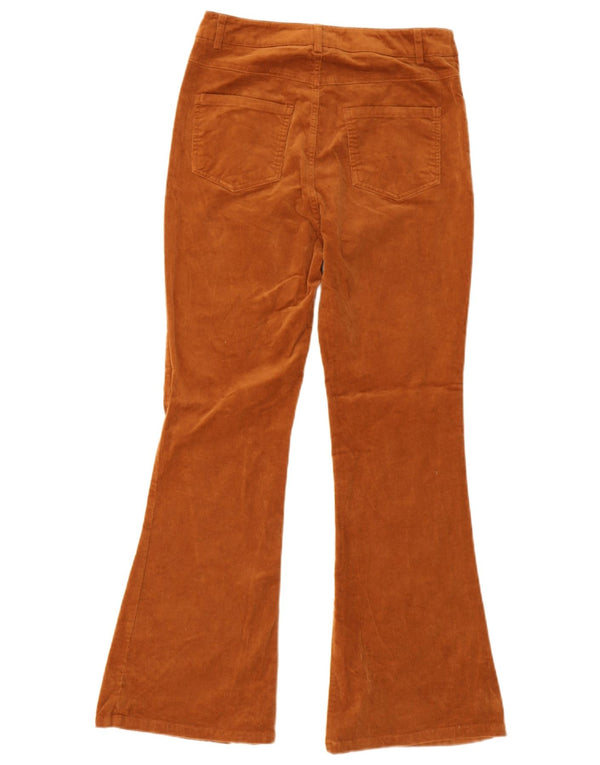 Joe Browns Γυναικείο κοτλέ παντελόνι Flare UK 10 Small W28 L28 Brown