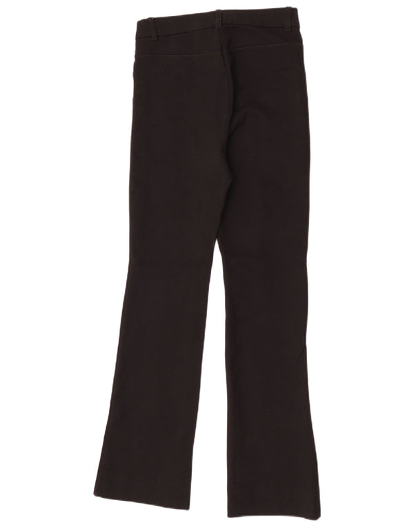Zara Γυναικεία Bootcut Slim Fit Casual Παντελόνι Small W26 L29 Black Viscose