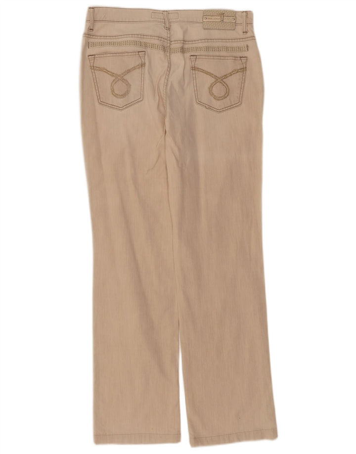 Γυναικείο ίσιο τζιν Trussardi W32 L32 Μπεζ βαμβακερό