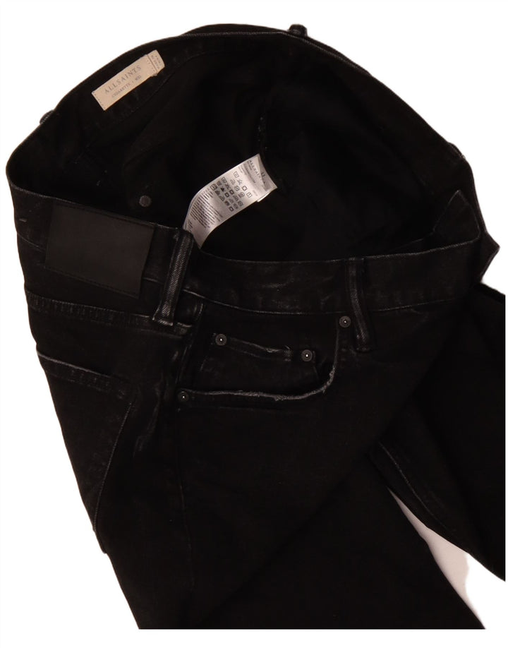 ALL SAINTS Ανδρικό Τζιν Cigarette Cropped W33 L24 Μαύρο βαμβακερό