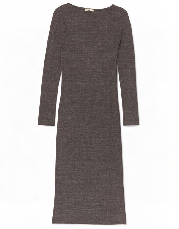 Γυναικείο μακρυμάνικο Bodycon φόρεμα Whistles UK 10 Small Grey Polyester