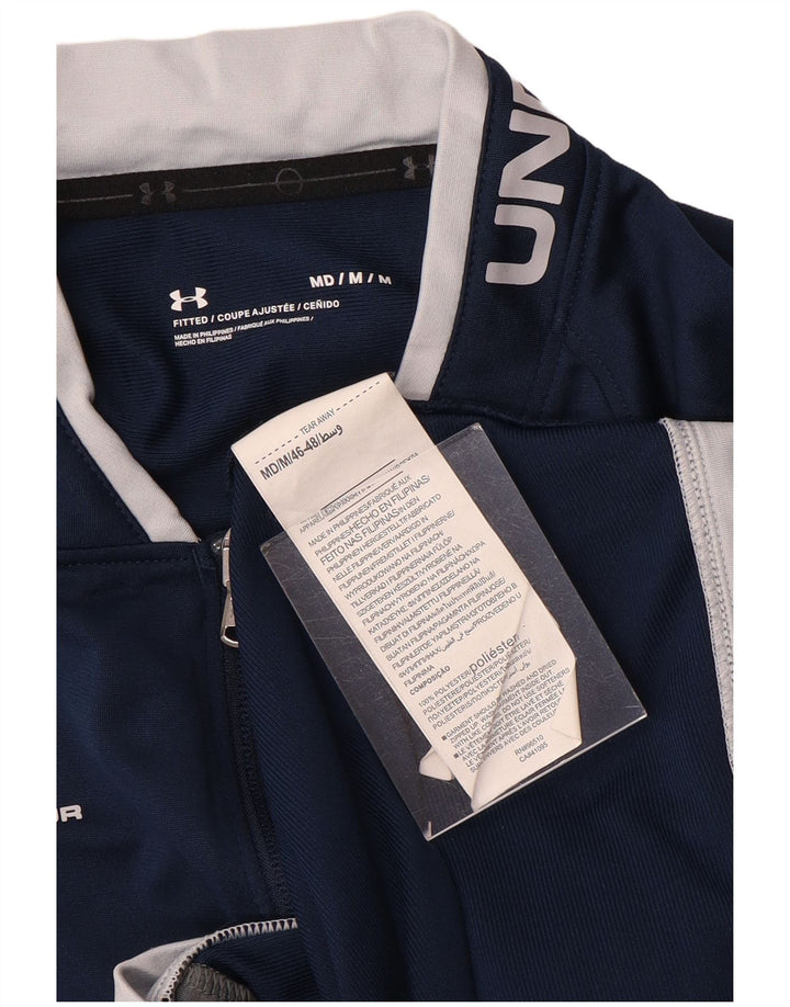 Under Armour Ανδρική φόρμα γραφικής φόρμας Top Jacket Medium Navy Blue Polyester