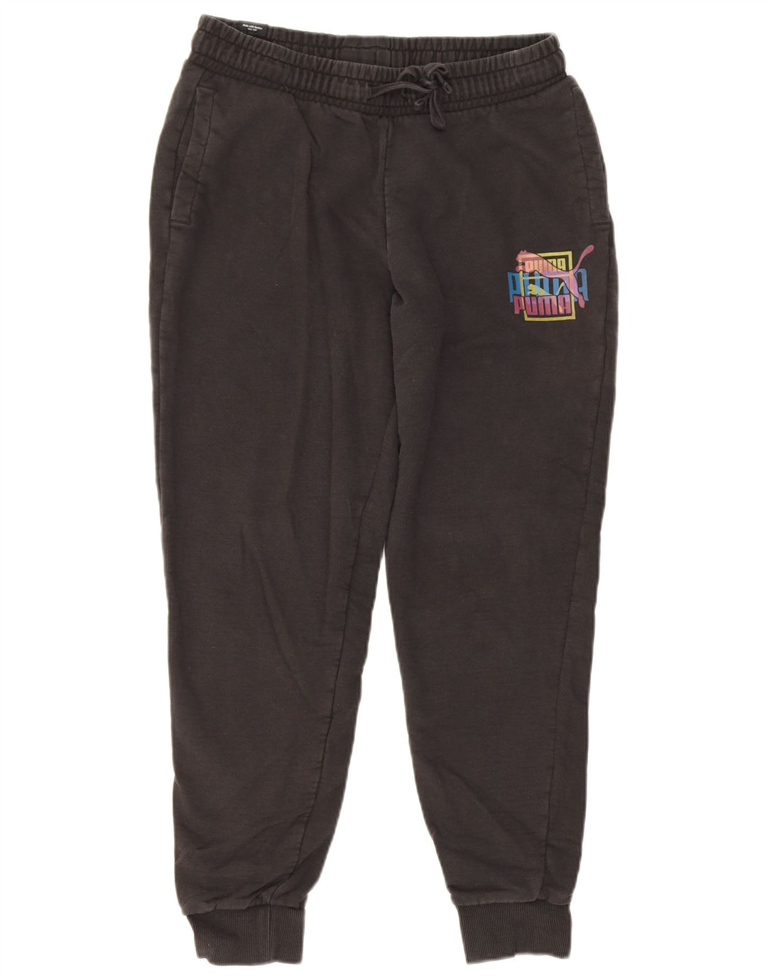 Ανδρική αθλητική φόρμα Puma Graphic Παντελόνι Joggers Μεσαίο μαύρο βαμβακερό