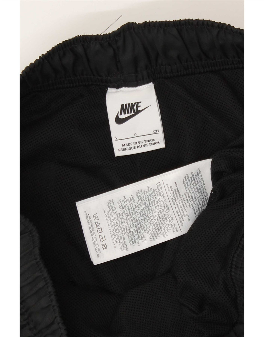 Ανδρικό αθλητικό σορτς Nike, μικρό μαύρο πολυεστέρα