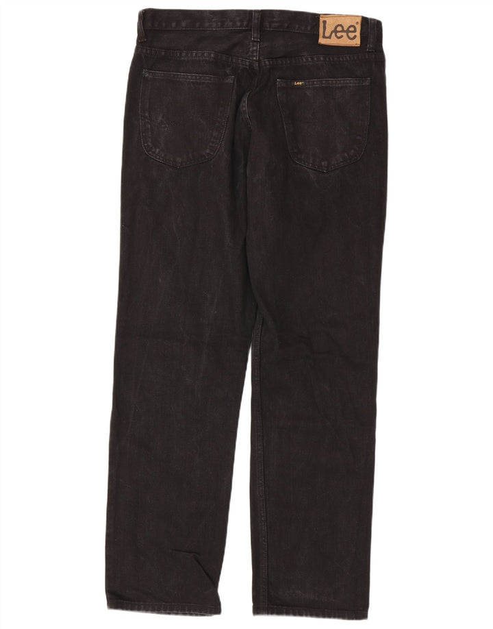 Lee Mens Brooklyn Straight Jeans W34 L32 Μαύρο βαμβακερό