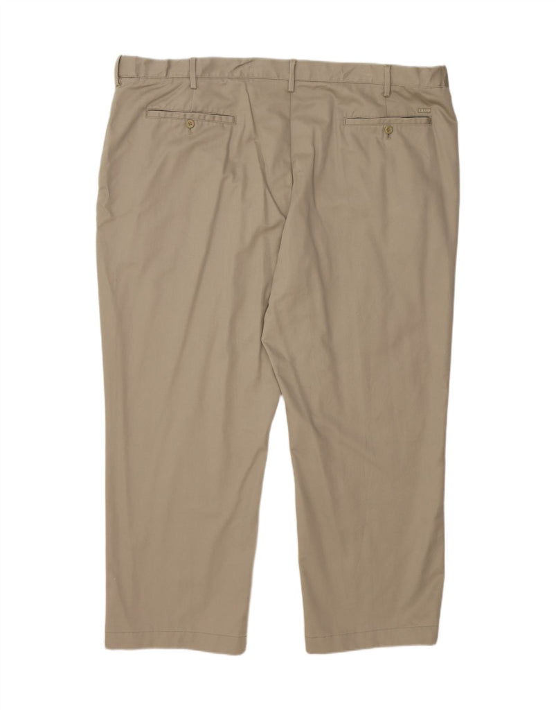 IZOD Mens Classic Fit Straight Chino Trousers W50 L30 Beige Cotton Vintage Izod and Second-Hand Izod from Messina Hembry 