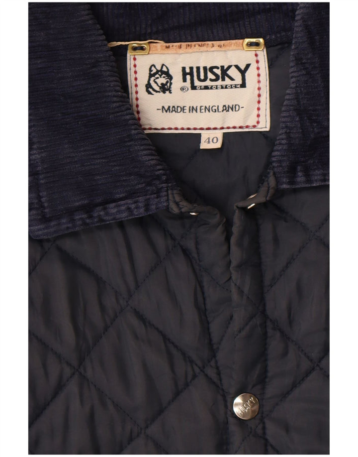 Ανδρικό καπιτονέ μπουφάν Husky UK 40 Large Navy Blue