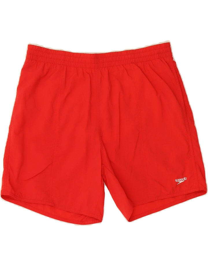 SPEEDO Mens Swimming Shorts Medium  Red Nylon Vintage Speedo and Second-Hand Speedo from Messina Hembry 
