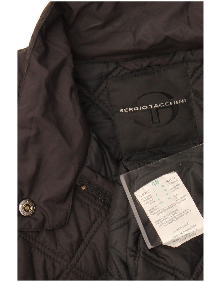 Sergio Tacchini Γυναικείο Καπιτονέ μπουφάν IT 46 Large Μαύρο Πολυεστέρας