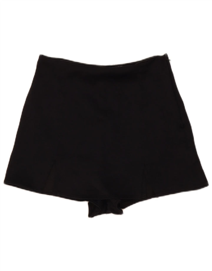 Zara Γυναικείο Skort UK 10 Small Black Viscose