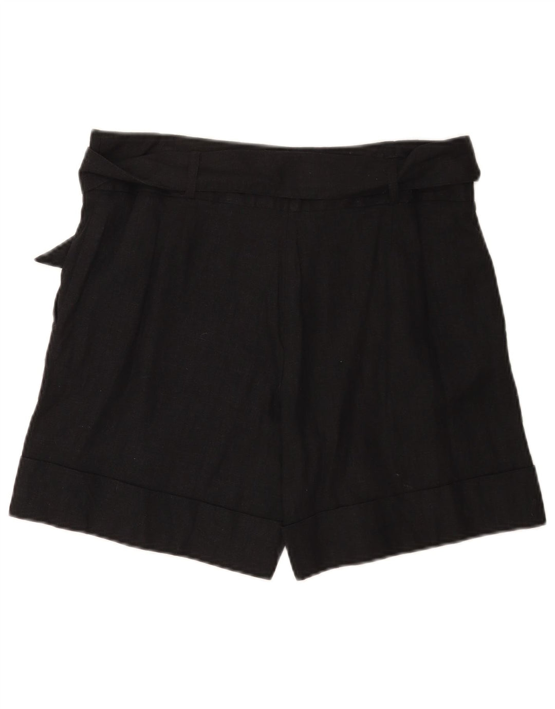 Γυναικείο Casual σορτς Marks & Spencer UK 12 Medium W32 Μαύρο λινό