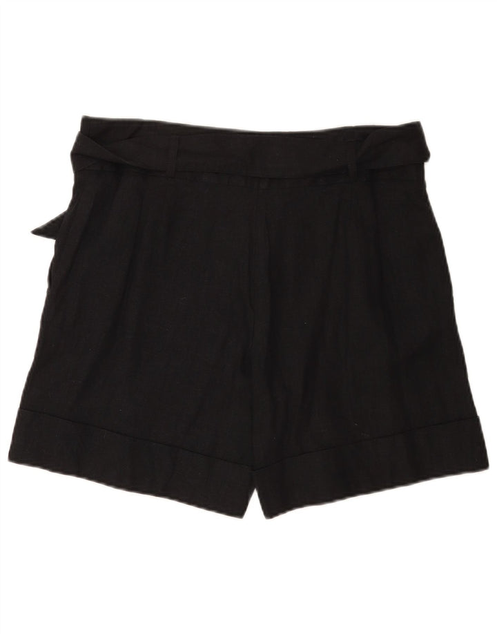 Γυναικείο Casual σορτς Marks & Spencer UK 12 Medium W32 Μαύρο λινό