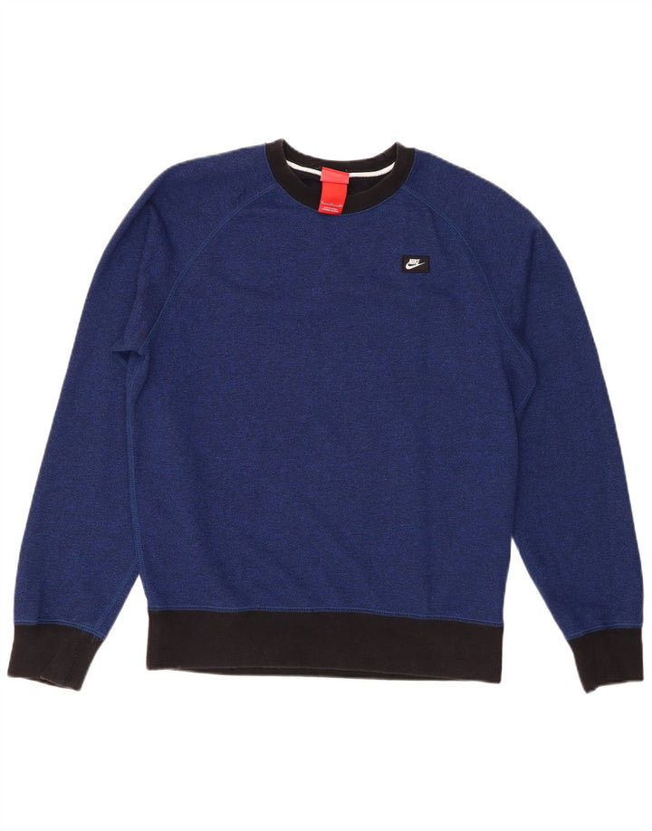 Ανδρική φόρμα NIKE Small Navy Blue Colourblock Βαμβακερή