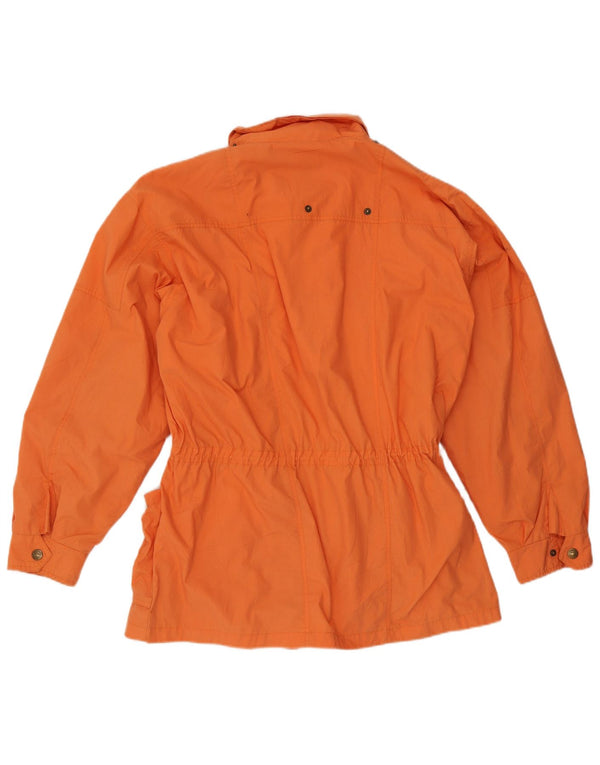 St John's Bay Mens Utility Jacket UK 44 2XL Orange Polyester