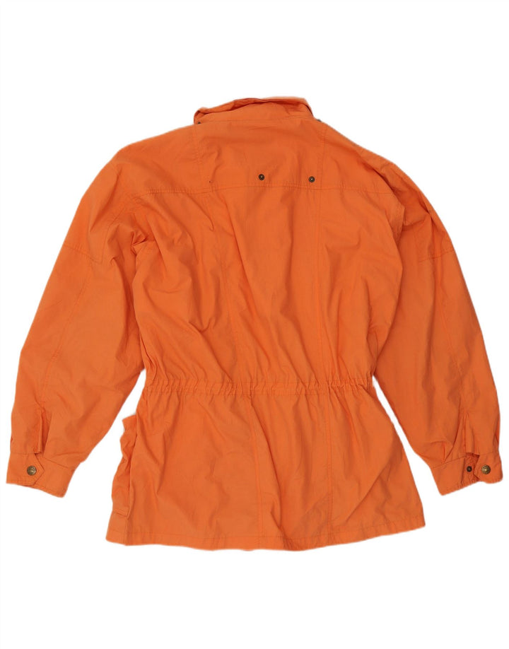 St John's Bay Mens Utility Jacket UK 44 2XL Orange Polyester
