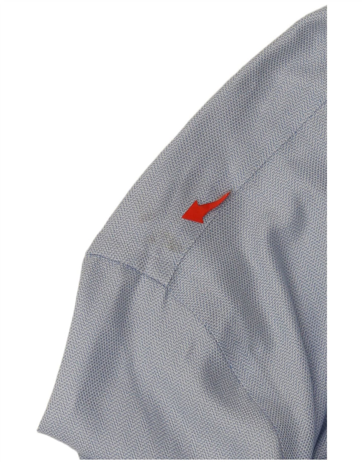 Calvin Klein Ανδρικό πουκάμισο NON - IRON Slim μέγεθος 18 2XL Μπλε βαμβακερό