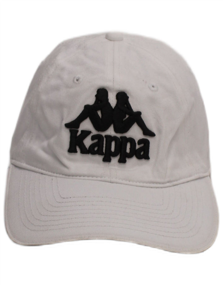 Kappa Ανδρικό γραφικό καπέλο μπέιζμπολ One Size Λευκό βαμβακερό