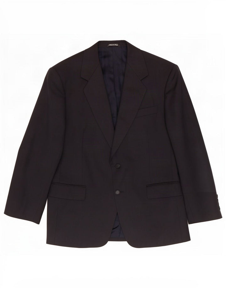 Marks & Spencer Ανδρικό μπλέιζερ με 2 κουμπιά μπουφάν UK 40 Medium Navy Blue New Wool