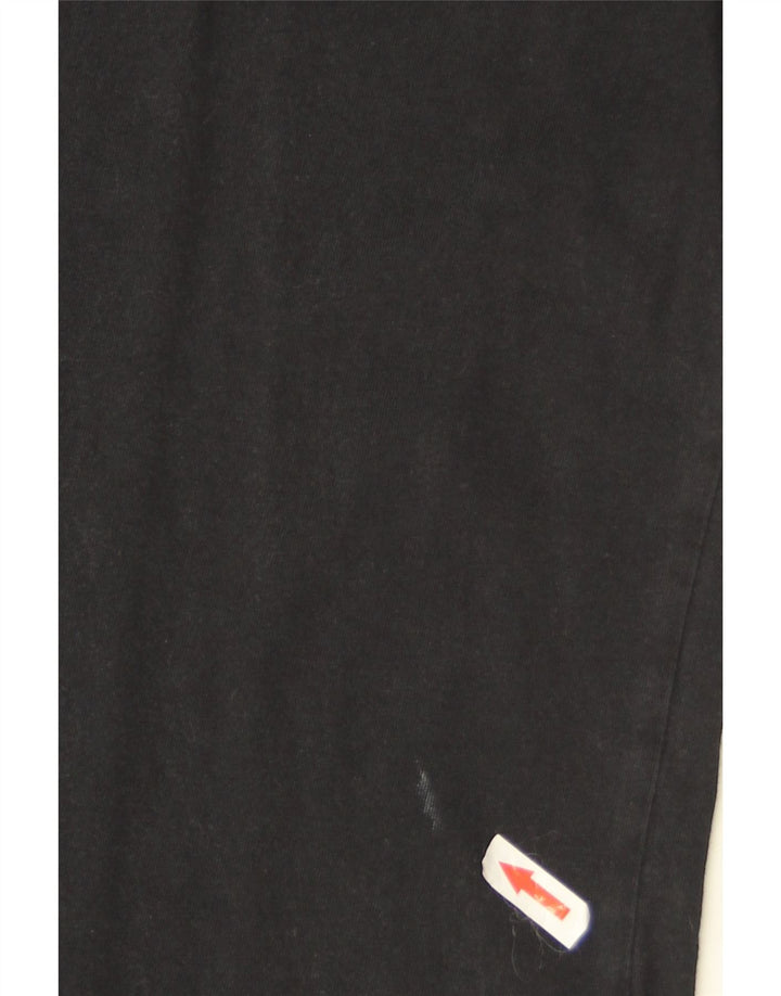 Ανδρικό μπλουζάκι Nike Swoosh Graphic Μπλουζάκι μεσαίο μαύρο βαμβακερό