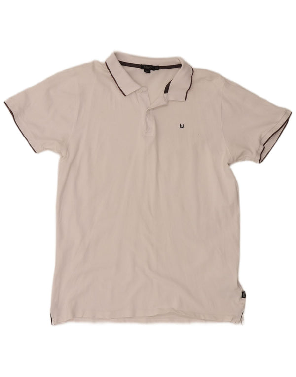 Liu Jo Ανδρικό πουκάμισο Polo Slim Fit 2XL Λευκό βαμβακερό