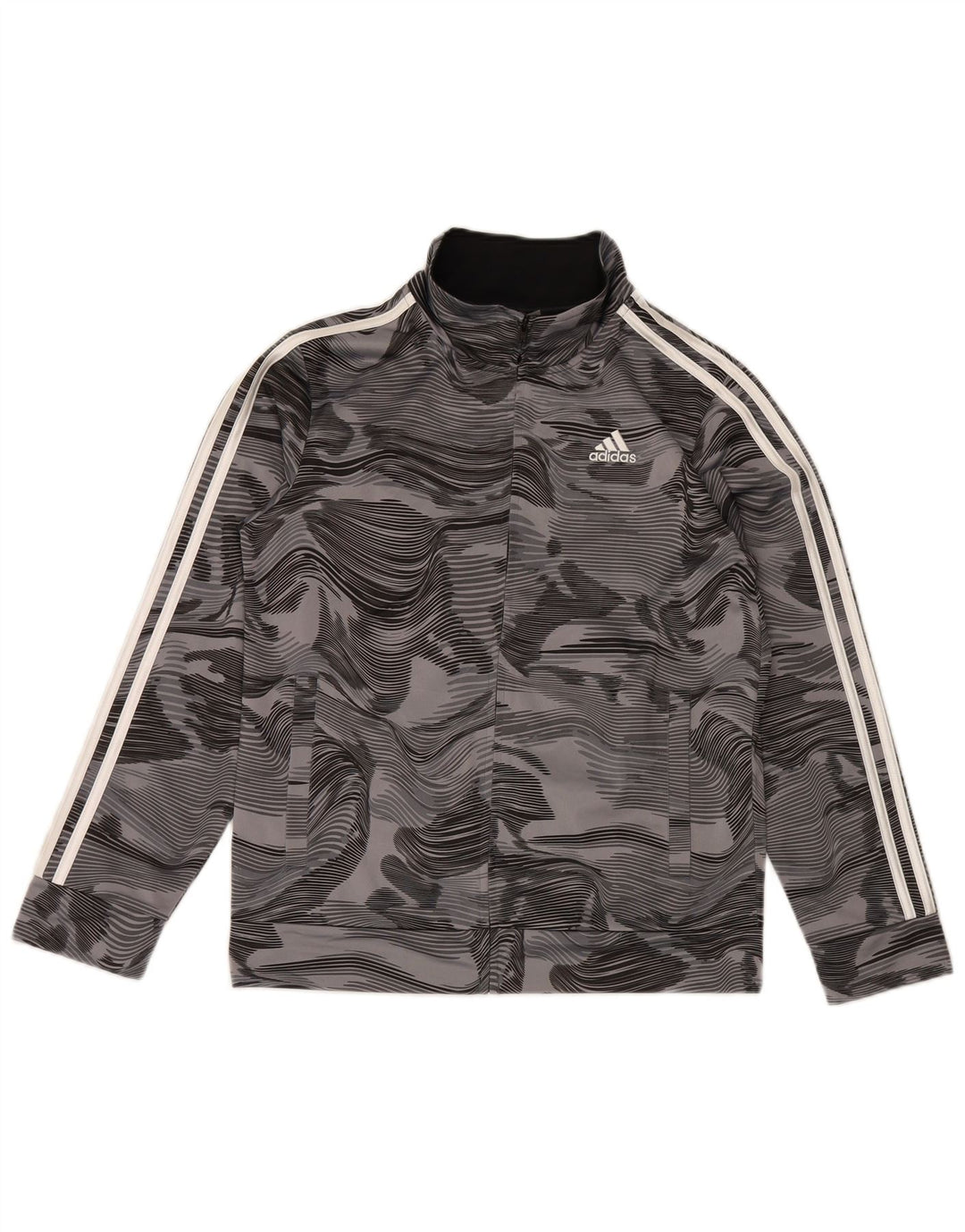Κορυφαία φόρμα Adidas Boys τζάκετ 14-15 ετών με μεγάλο γκρι καμουφλάζ